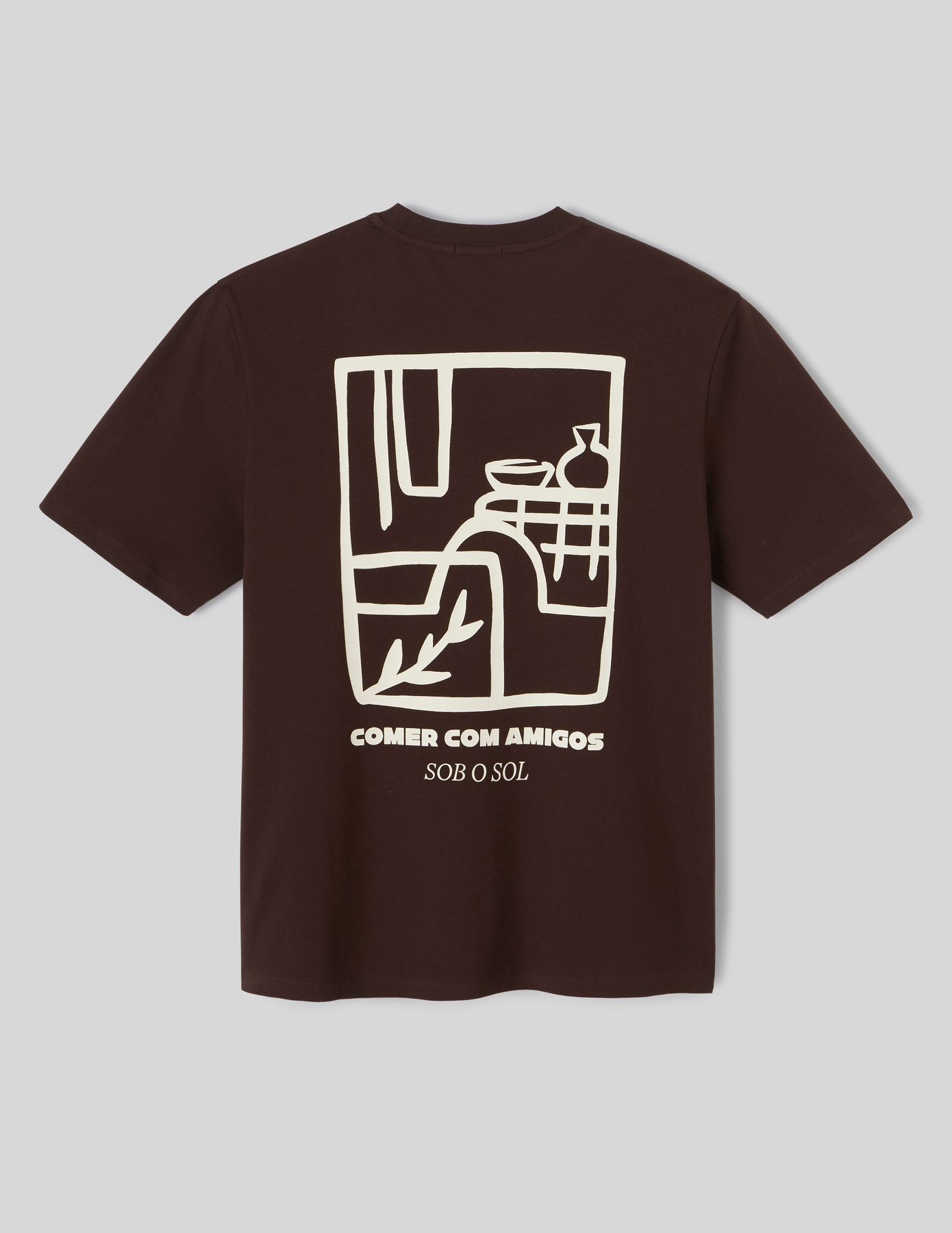T-shirt gaufré imprimé