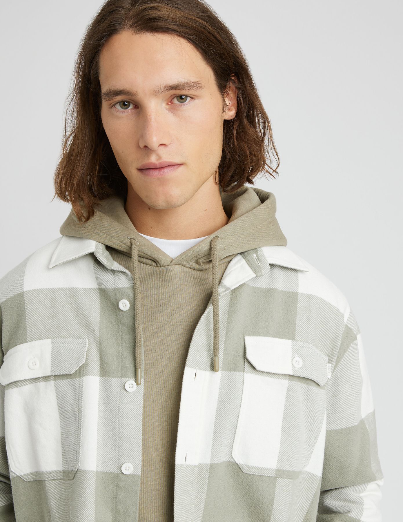 Chemise flanelle &agrave; carreaux