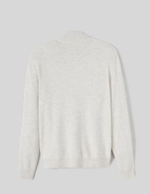 Pull col montant laine