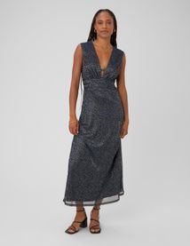 Robe longue imprim&eacute;e