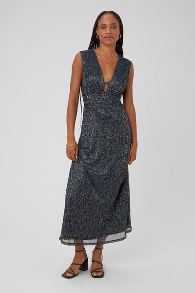 Robe longue imprim&eacute;e