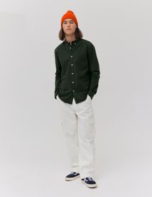 Chemise unie ajustée