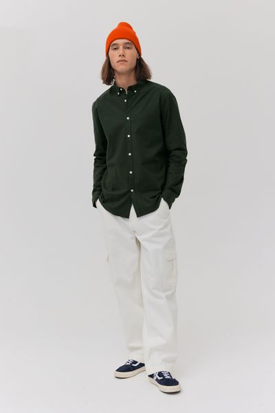 Chemise unie ajustée