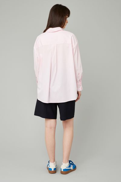 Chemise en popeline ray&eacute;e