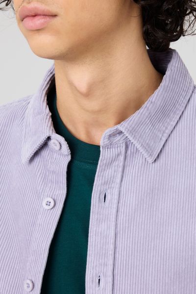 Chemise droite en velours