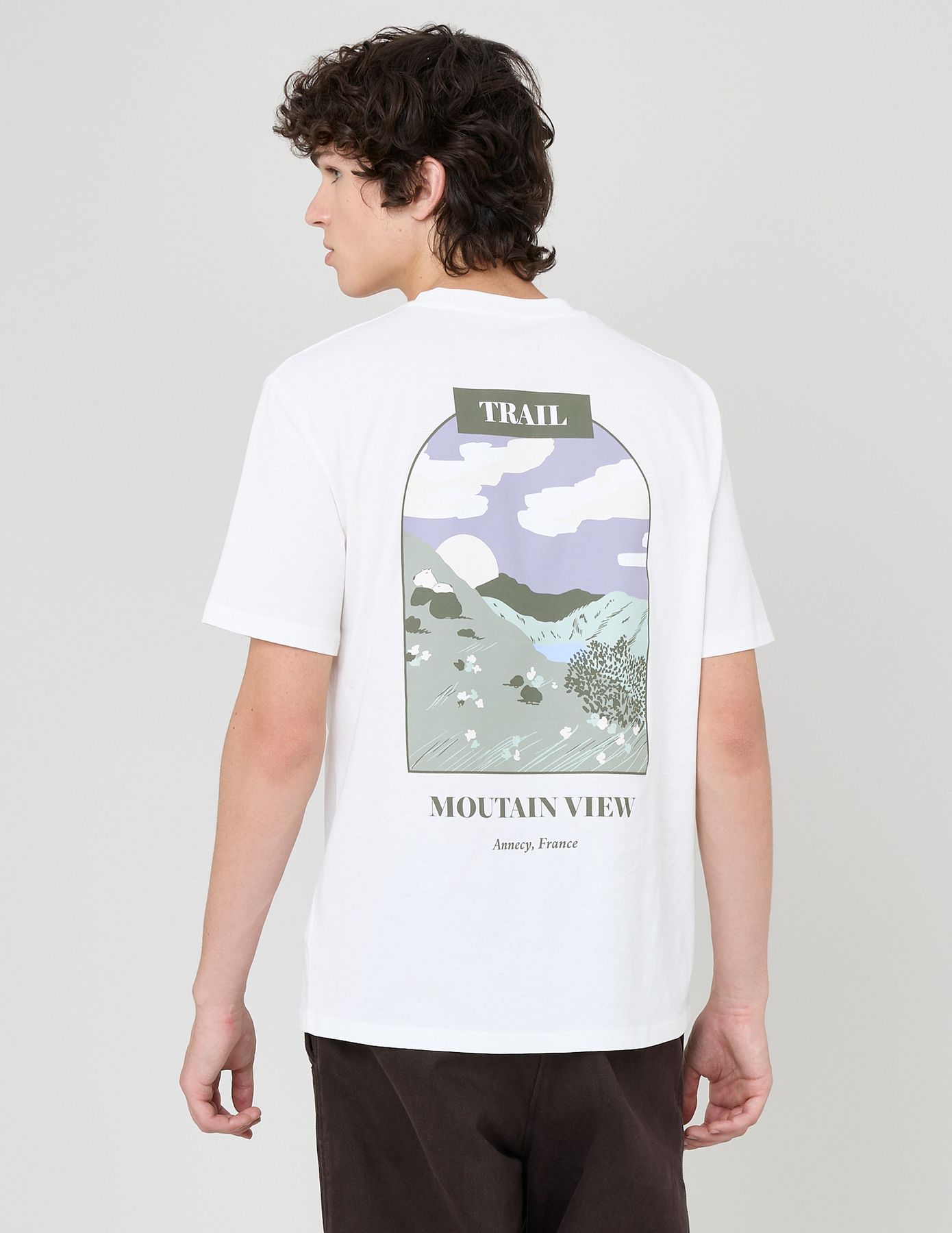 T-shirt imprimé devant/dos
