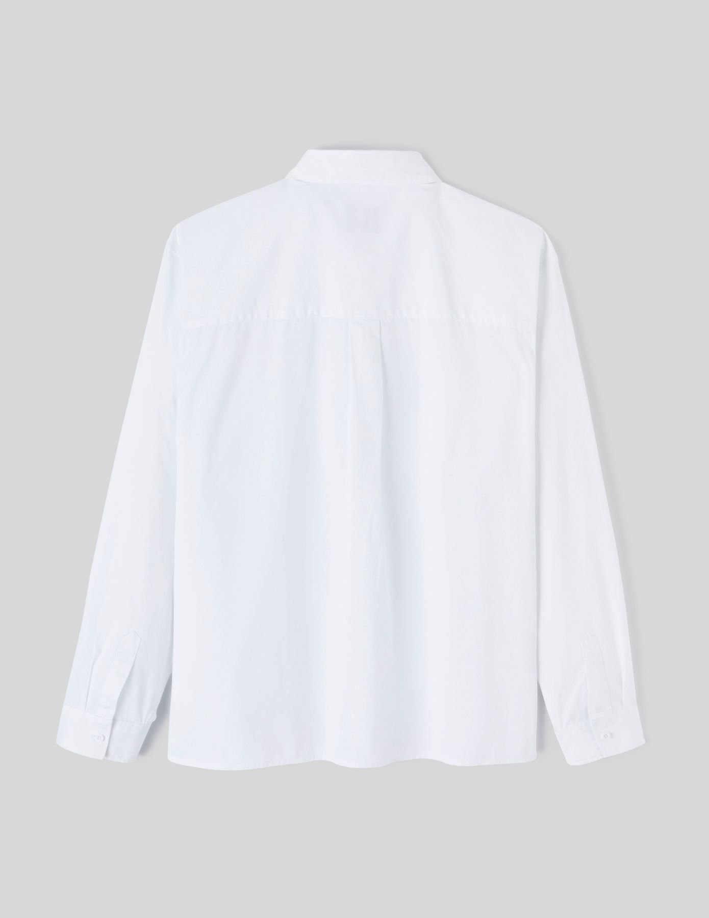 Chemise boxy en popeline de coton biologique