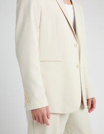 Veste de costume coupe droite