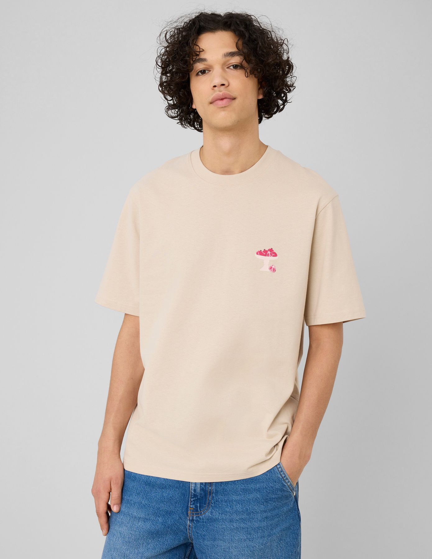T-shirt imprim&eacute; devant dos
