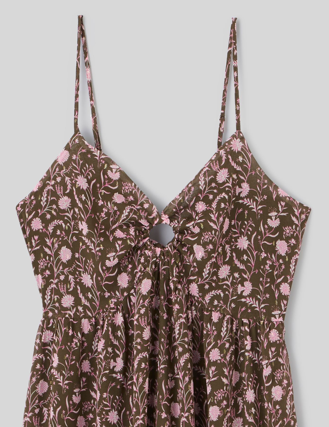 Robe longue imprim&eacute;e