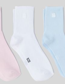 Lot de 3 paires de chaussettes unies