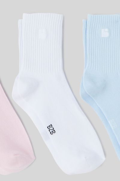 Lot de 3 paires de chaussettes unies