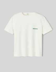 T-shirt imprim&eacute; manches courtes