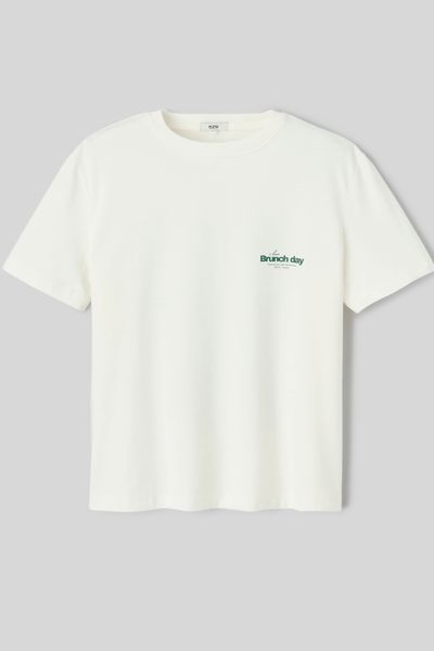 T-shirt imprim&eacute; manches courtes