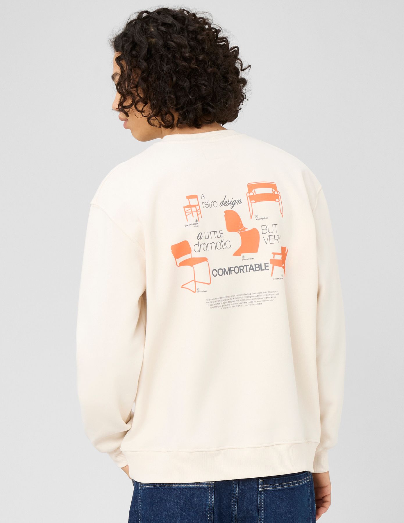 Sweat imprim&eacute; devant/dos