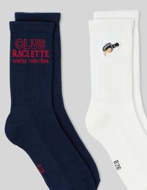 Coffret 2 paires de chaussettes Noël