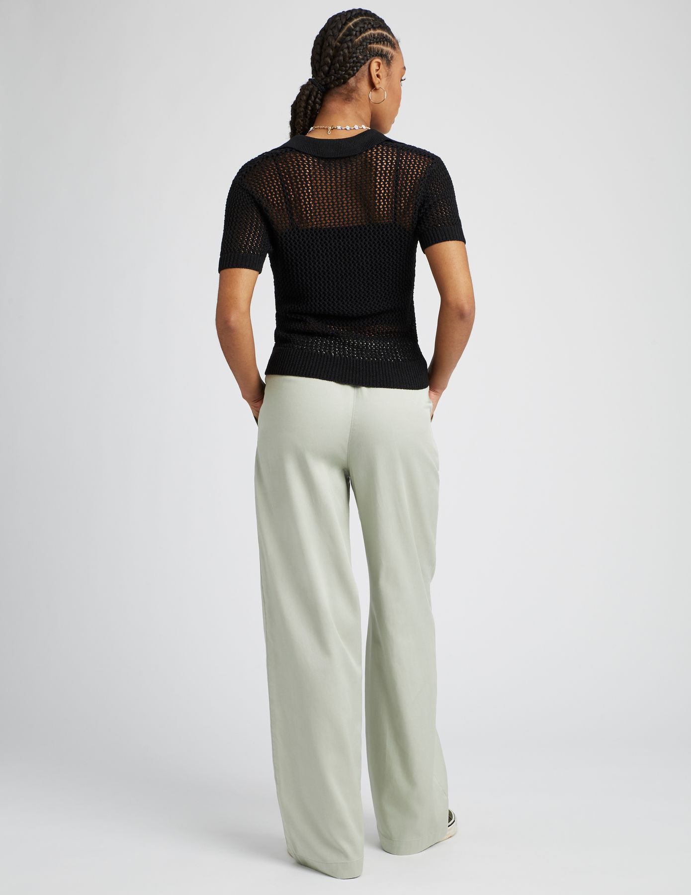 Pantalon fluide avec poches en lyocell
