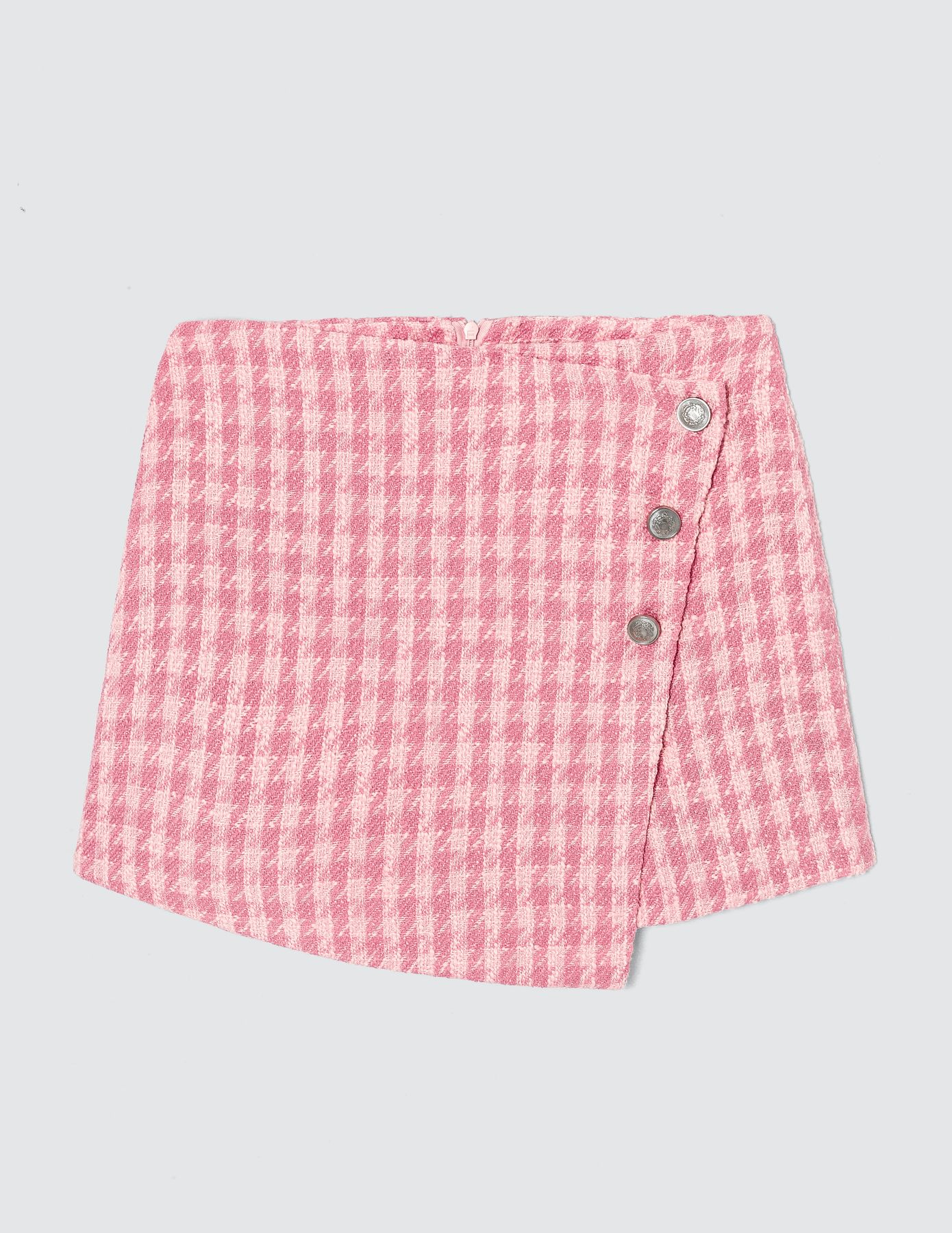 Jupe short en tweed