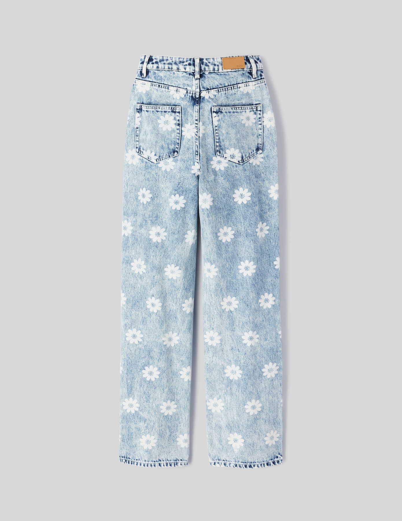 Jean straight imprimé