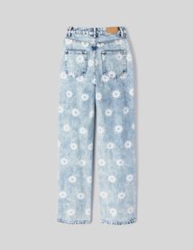 Jean straight imprimé