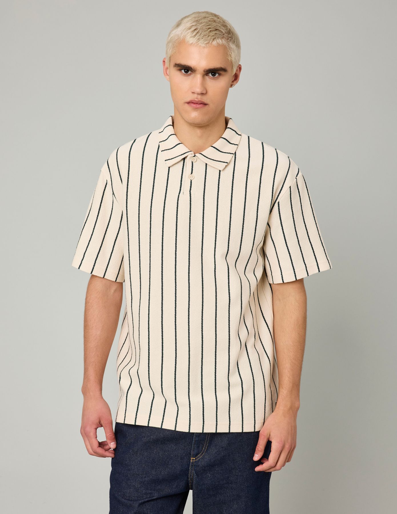 Polo &agrave; rayures
