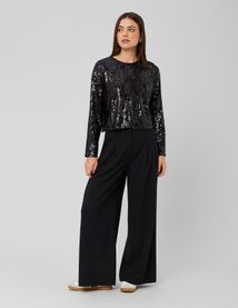 Pantalon &agrave; pince ajustable