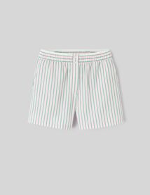 Short fluide caleçon rayé
