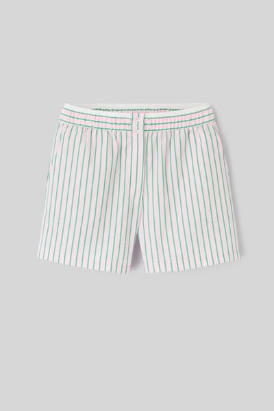 Short fluide caleçon rayé
