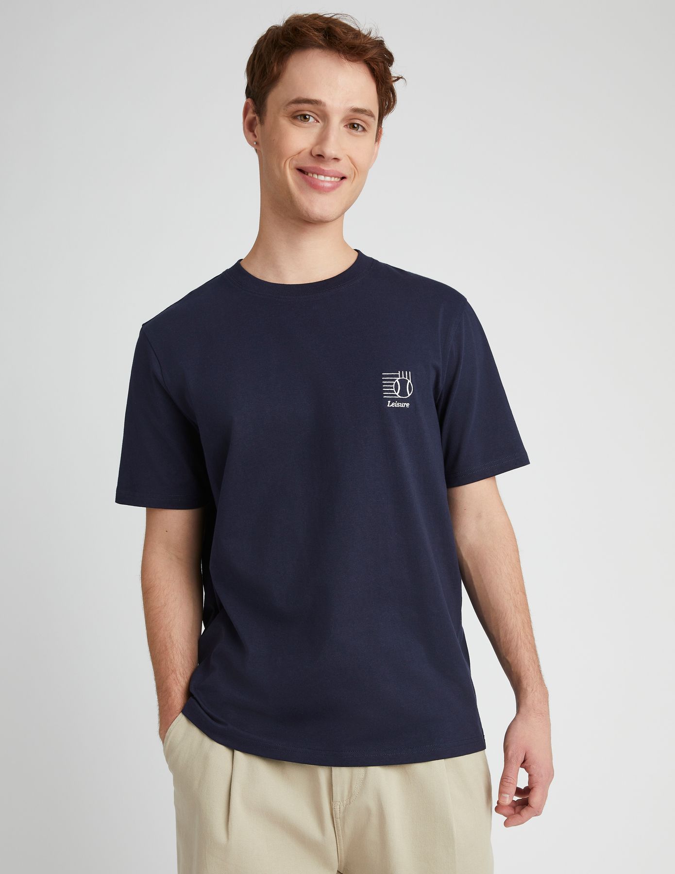 T-shirt brodé à message