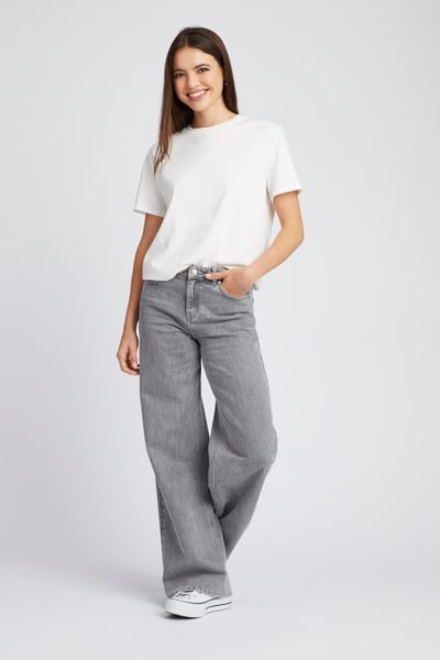Jean wide leg revers