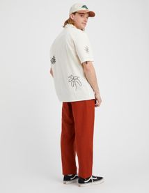 Pantalon de ville coton lin
