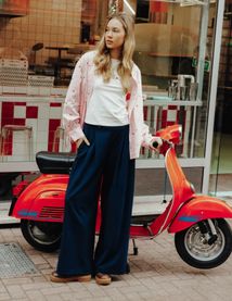 Pantalon fluide &agrave; pinces