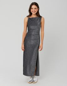 Robe en maille à paillettes