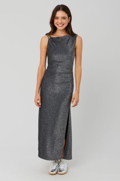 Robe en maille à paillettes