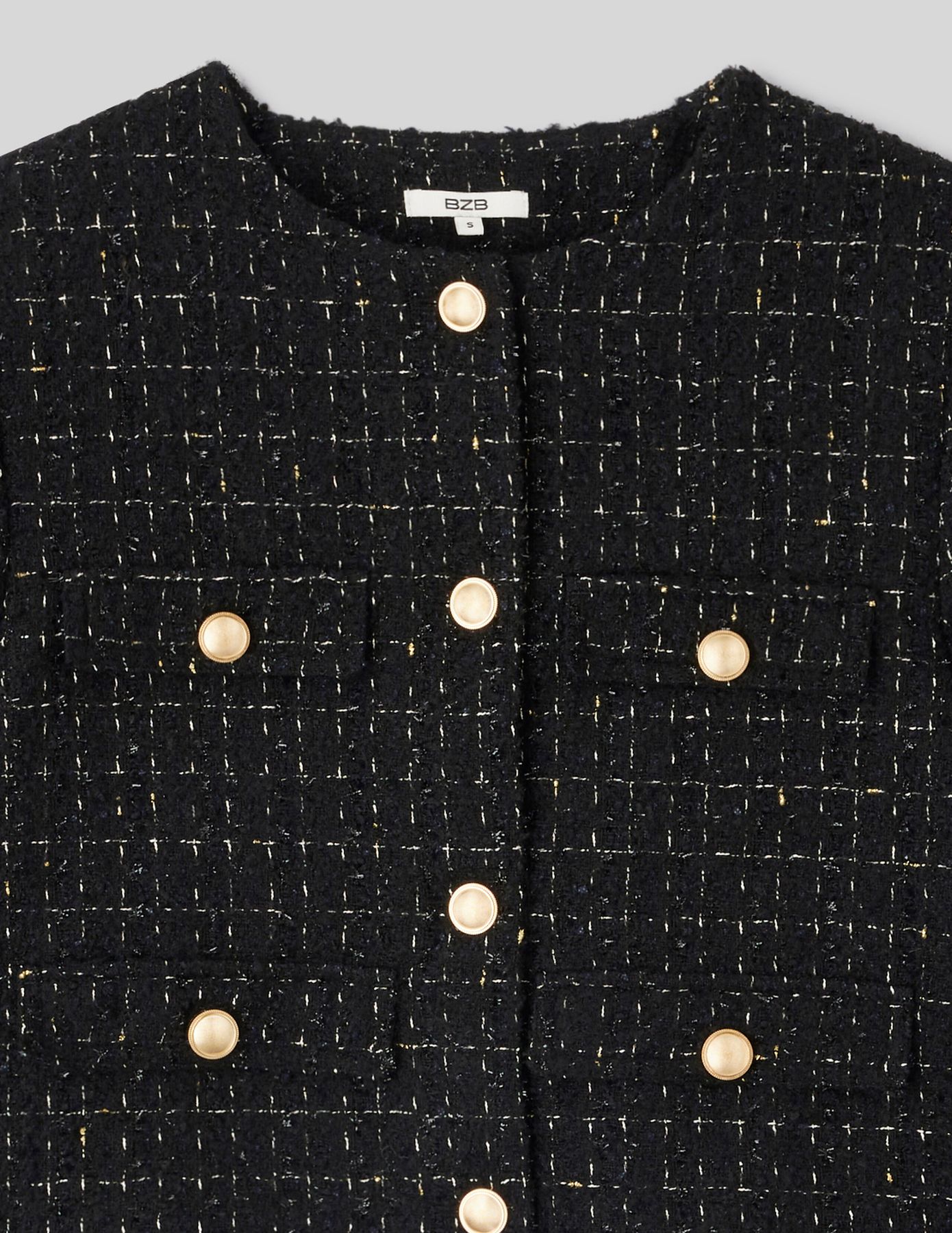 Veste courte en tweed