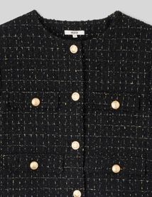 Veste courte en tweed