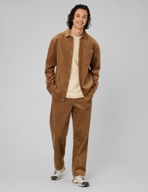 Chemise en velours c&ocirc;tel&eacute;