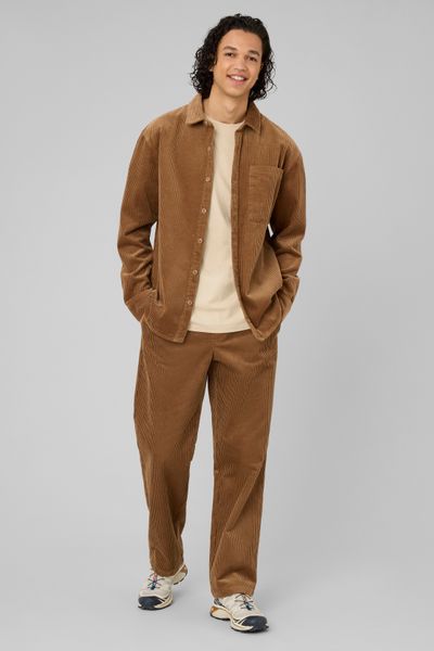 Chemise en velours c&ocirc;tel&eacute;
