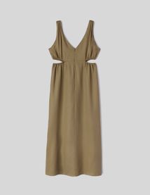 Robe longue en lyocell