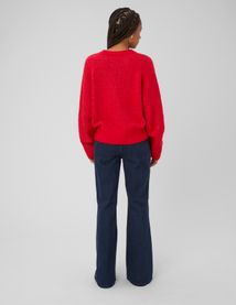 Pull col rond premium