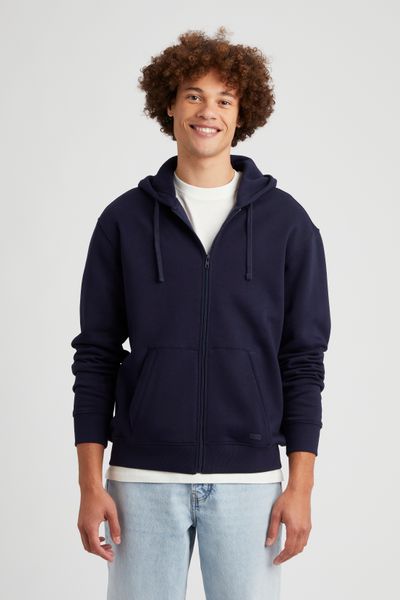 Sweat zipp&eacute; &agrave; capuche