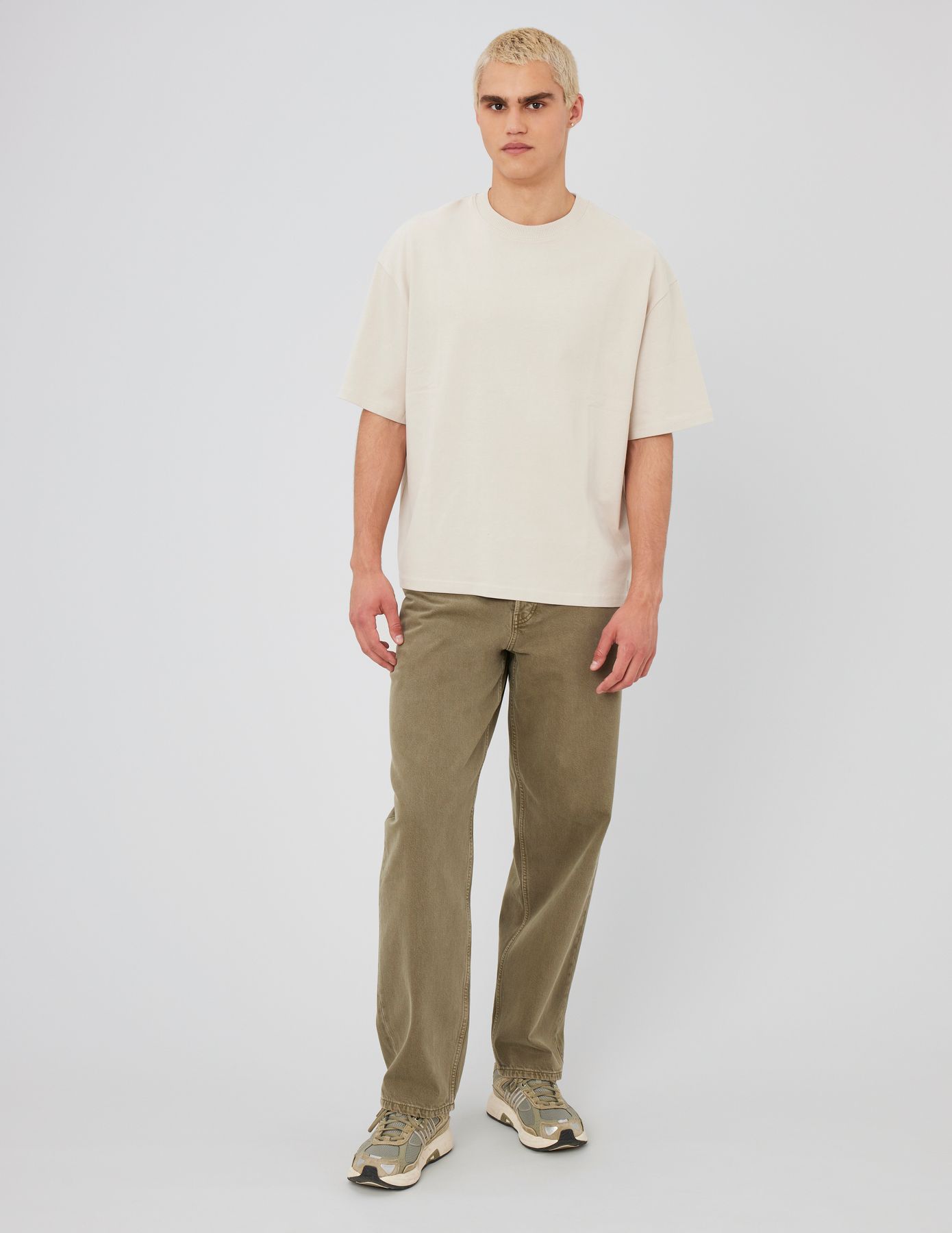 Pantalon loose de couleur