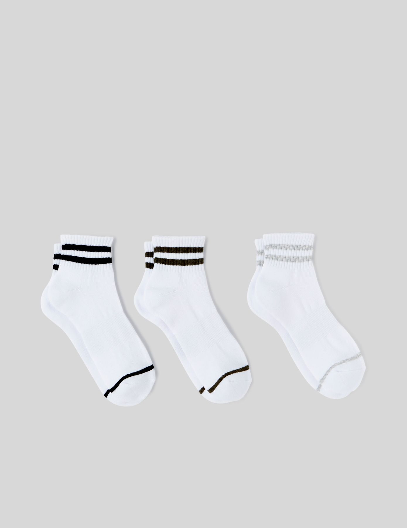 Lot de 3 paires de socquettes sport