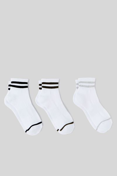 Lot de 3 paires de socquettes sport