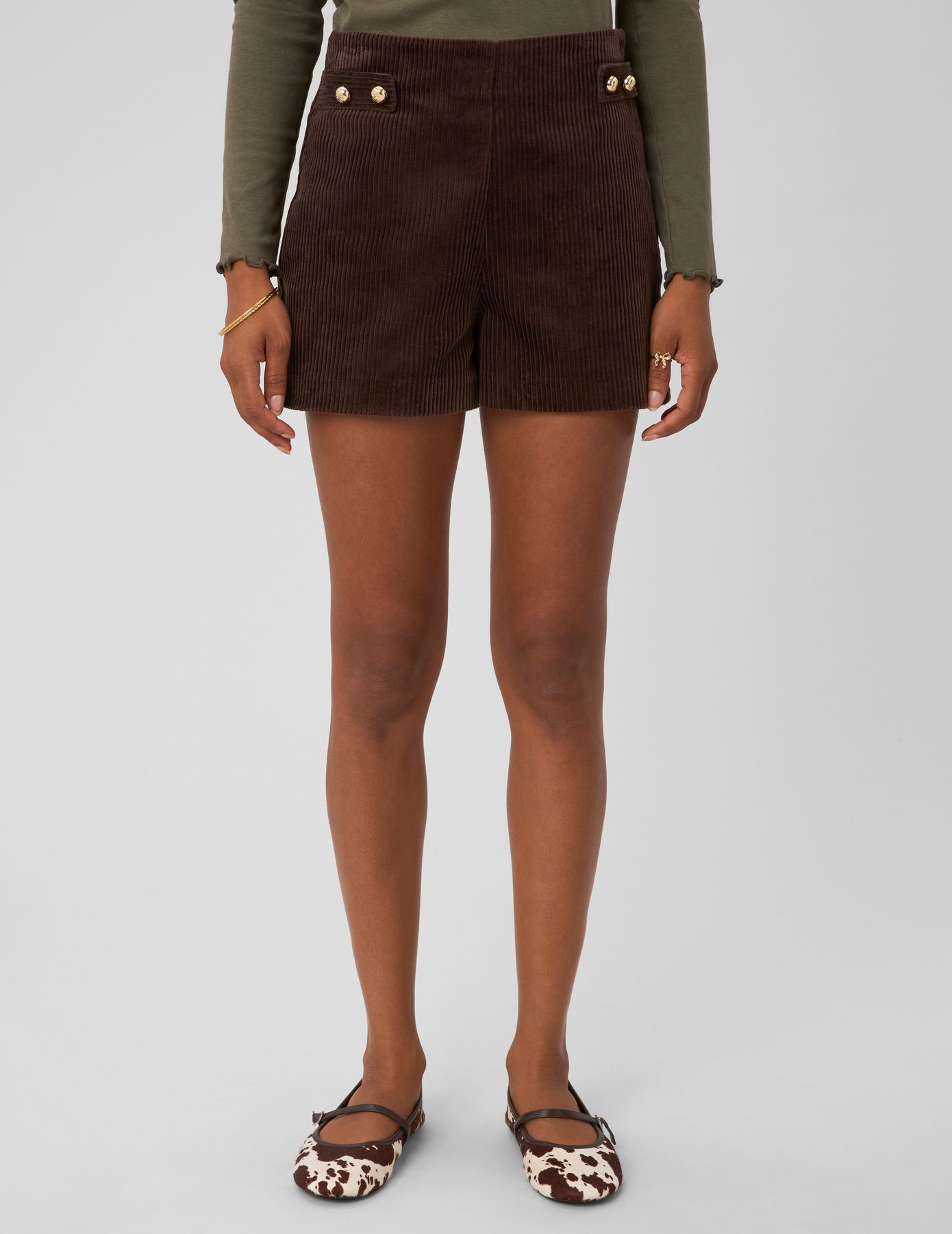 Short en velours