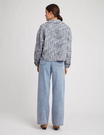 Surchemise en tweed