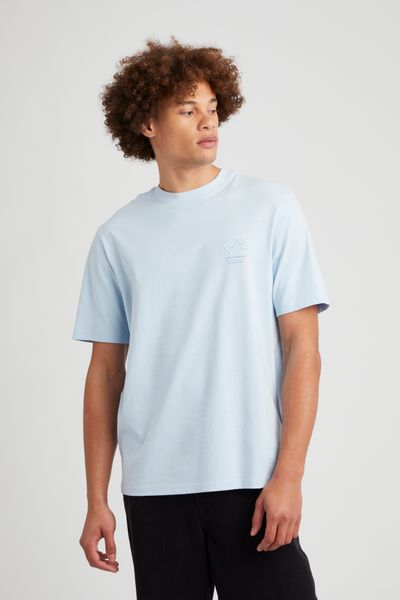 T-shirt broderie poitrine
