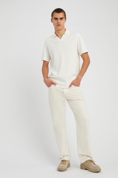 Polo maille fantaisie