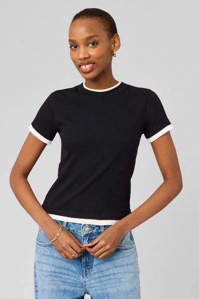 T-shirt effet de superposition