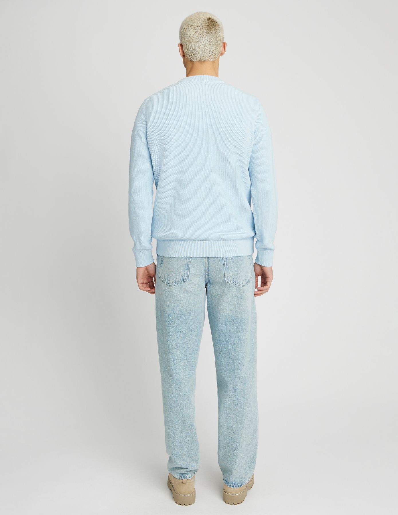 Pull col rond uni